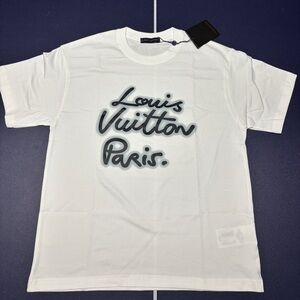 Louis Vuitton White Shirt with Navy Details